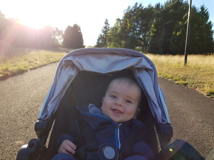 Janey - Joel in Pram