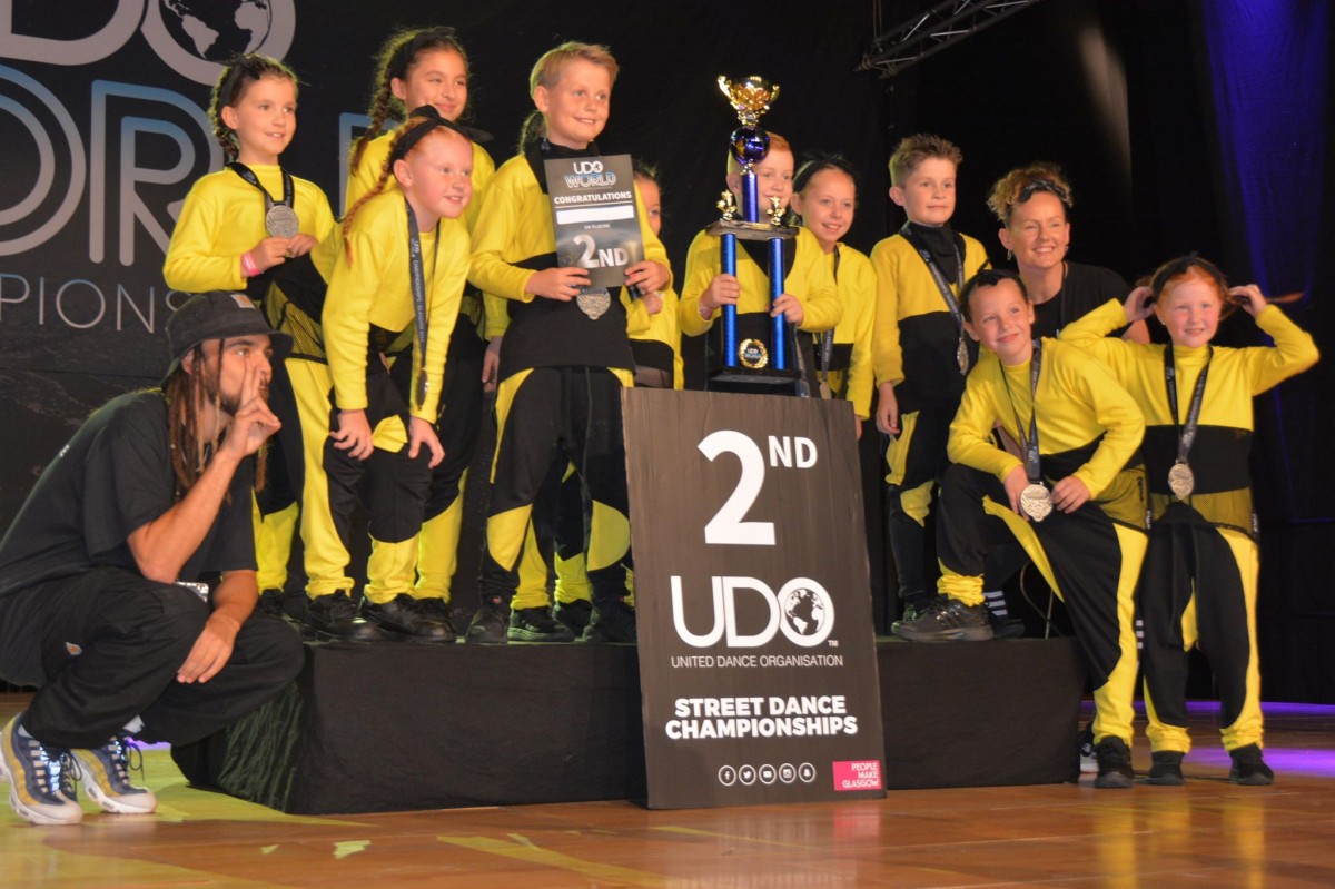 Well Done J Crew 2!! They placed 2nd in the WORLD at the UDO World Championships!!
