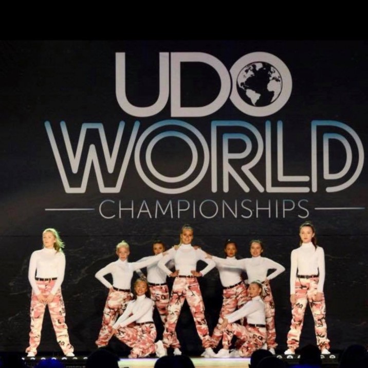 The girls rocking it on the stage!