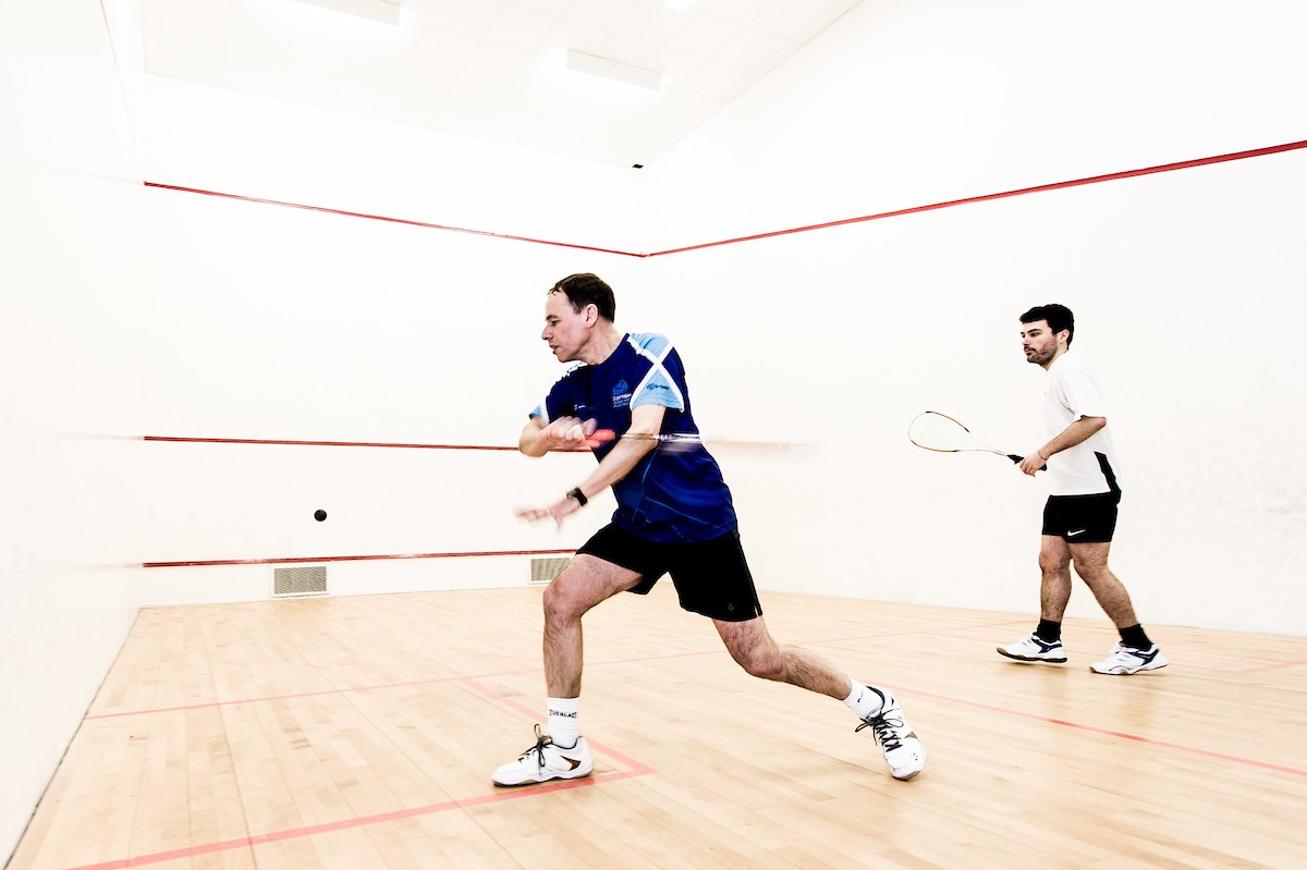 The squash courts at Bells Sports Centre are always very popular.