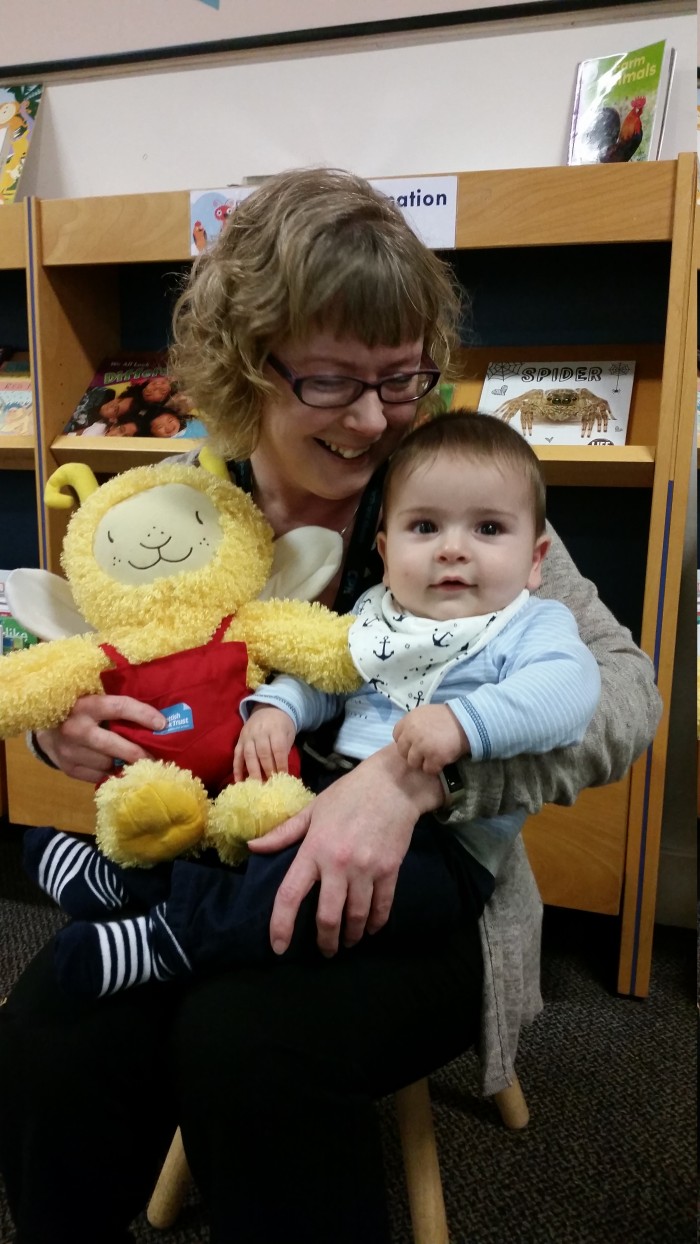 Janey - Joel with Bookbug