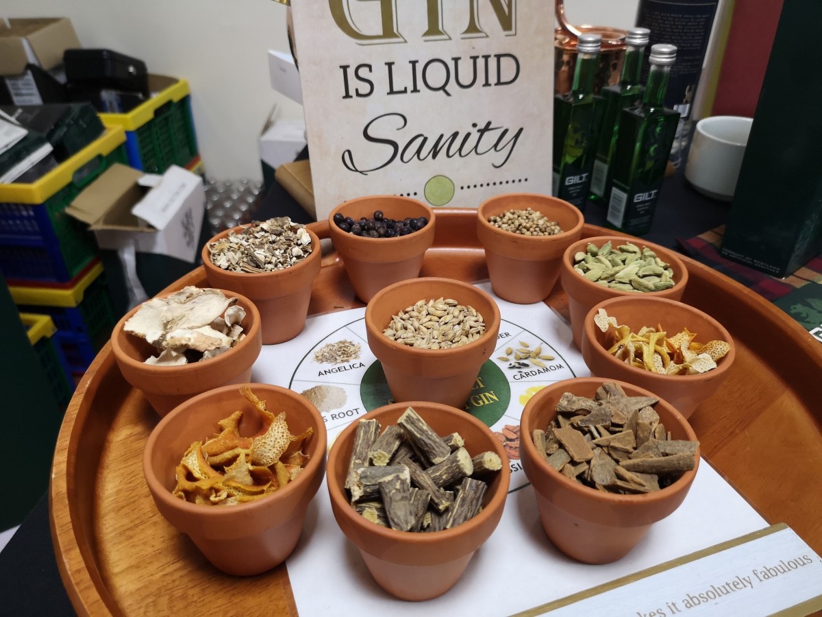 Flavours for Gin at the Provender Brown Wee G & T Festival.