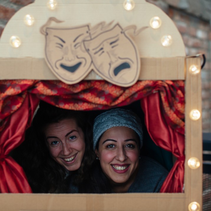Puppeteer Yamina Peerzada led 'Creating Heroines: Puppetry Workshop' where participants used puppetry as a way to explore issues of gender equality in Scotland and Pakistan.