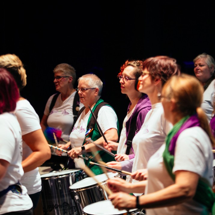 Sheboom - Europe's largest all-women drumming ensemble - performed throughout Sunday, brought energetic and fun performances to WOW Perth this year!
