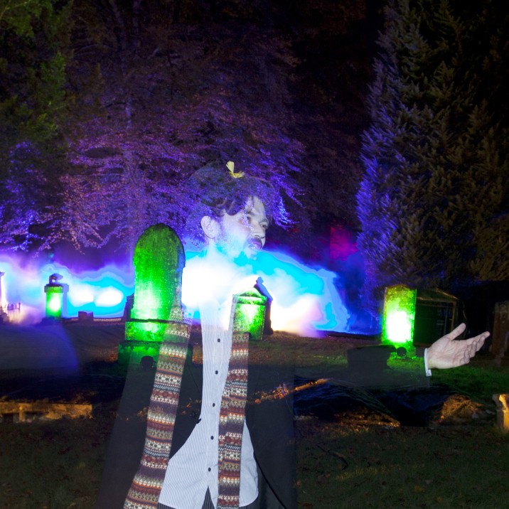 Local photographer Leslie Mitchell has captured the spooky goings on at Scone Palace