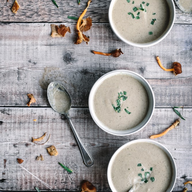 Gills recipe how to make a delicious Wild Mushroom Soup.