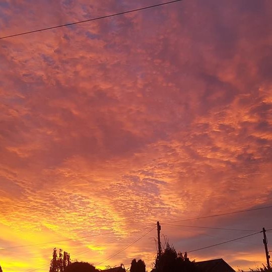Lynsey Gallacher captured this strange but true image of the sky over Coupar Angus!