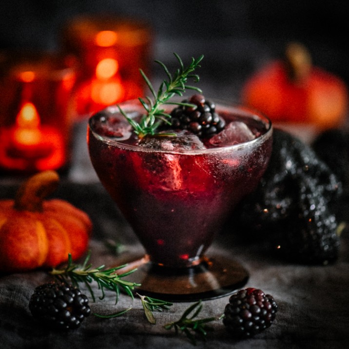 Blackberry Brew -In glass