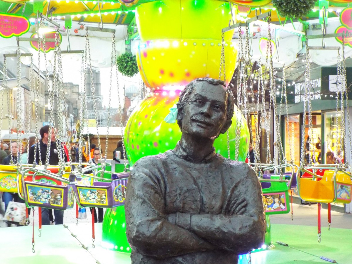 Perth's infamous sculptures joined in on the weekends festivities