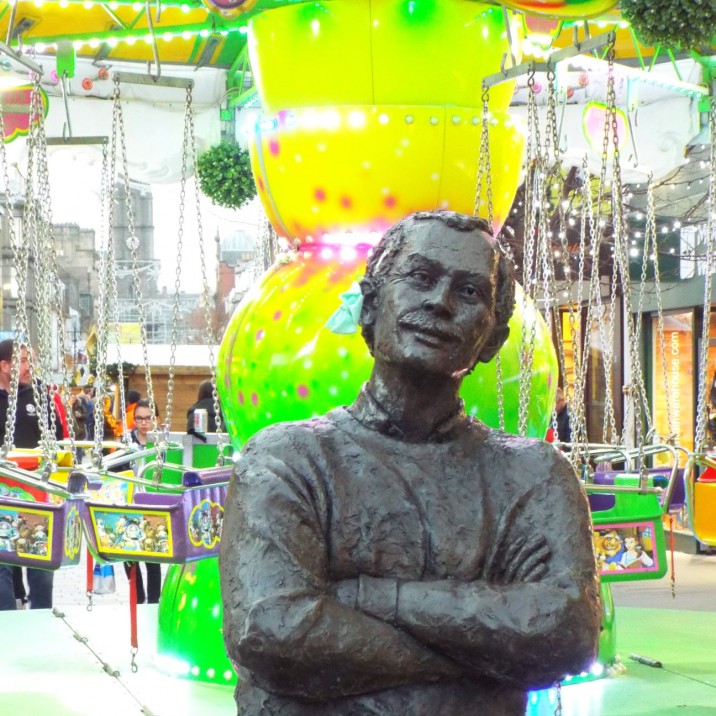 Perth's infamous sculptures joined in on the weekends festivities