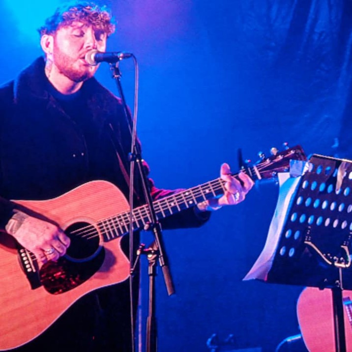 Singer, songwriter and X Factor winner James Arthur  performs on the main stage at Perth Christmas Lights switch on event in Perth City Centre