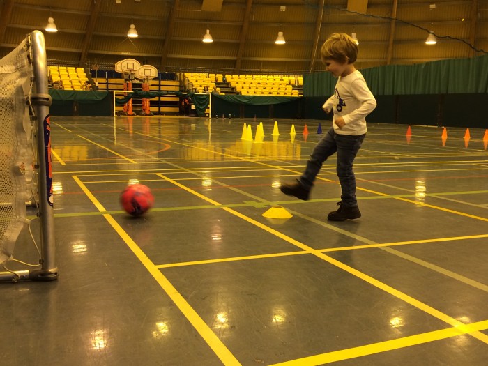 James is having a great time at the Active Steeps class at Bells Sports Centre.