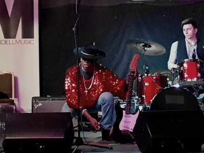 Carvin Jones- Backstage at The Green Hotel
