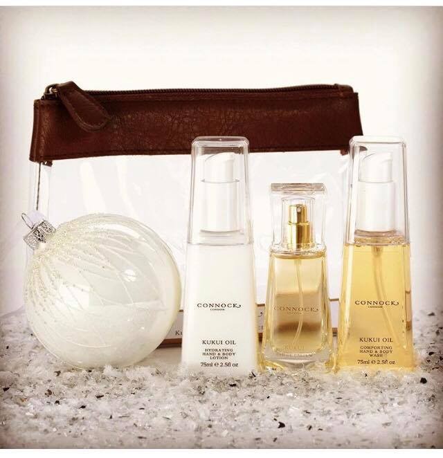 A gift pack of designer accessories from Perth's most fabulous independent fashion boutique Eva Lucia consisting of Luxury body and accessories set including 30ml kukui eau de parfum and 75ml body wash and lotion.