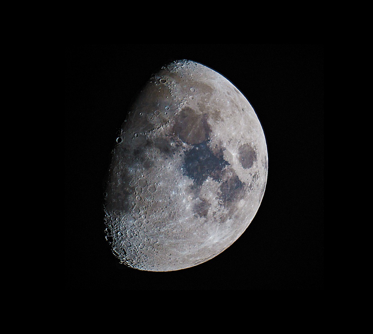 The craters of the Moon captured with clarity from here on Earth