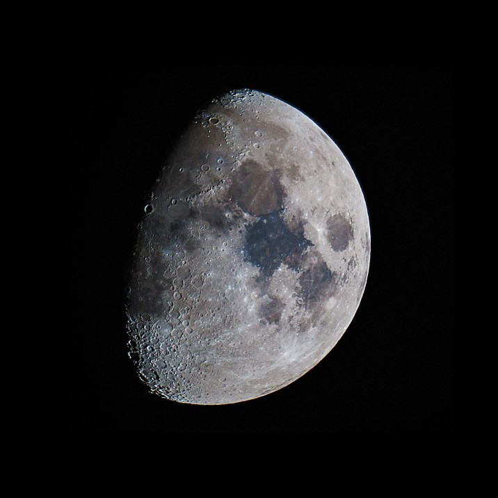 The craters of the Moon captured with clarity from here on Earth