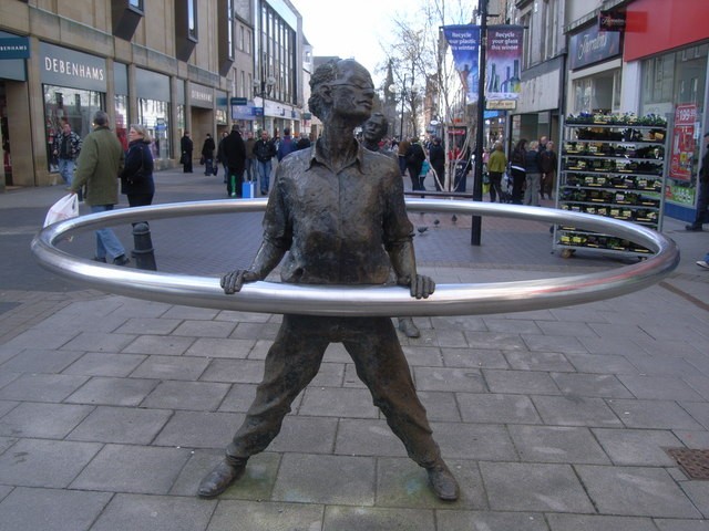 Nae Day Sae Dark by David Annand, based on a poem by Perth poet William Soutar. Picture © Copyright Nicholas Mutton