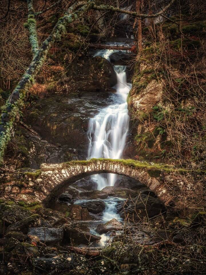 Tom Ryan perfectly captures the Perthshire landscape with his image of the frosty tumbling waterfall at Glen Lyon.