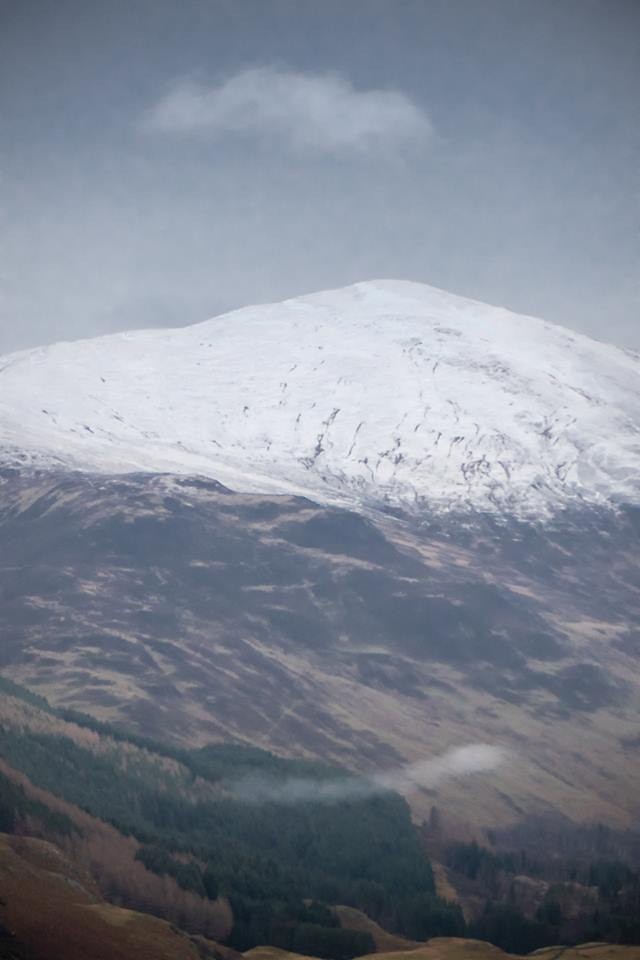Wallace Gilbraith is constantly on the lookout for local beauty spots to photograph and we think he’s succeeded with this wonderfully atmospheric picture of the first snow on the hills of Glen Lyon
