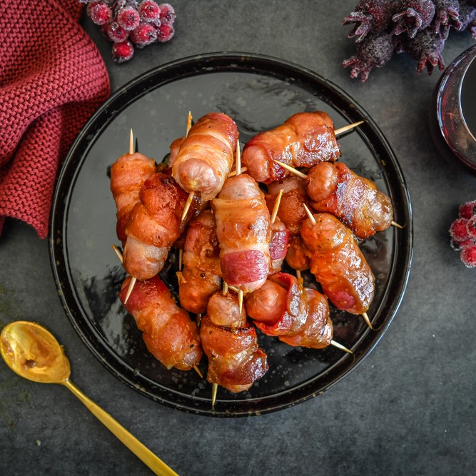 Sticky Christmas Pigs in Blankets Simon Howie Butchers Recipe