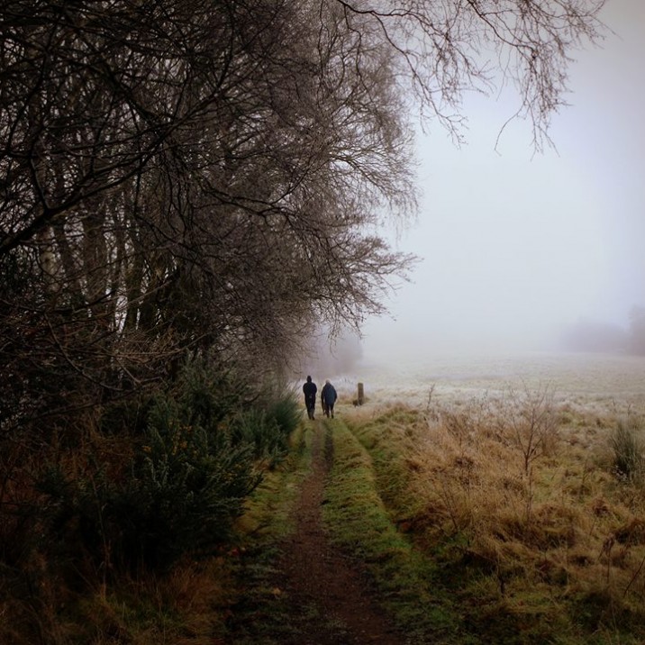A crisp winters morning on a rural farm track near Scone photographed by Lorraine Clark