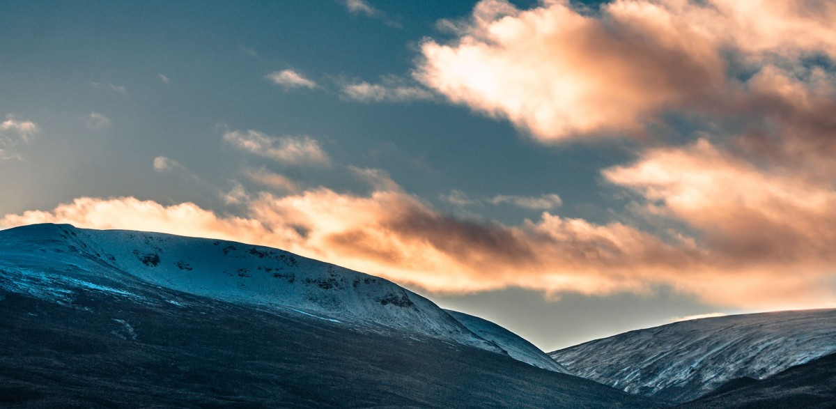 A gorgeous winter sky over Highland Perth