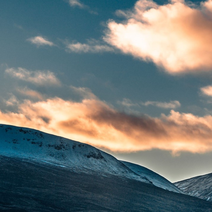 A gorgeous winter sky over Highland Perth