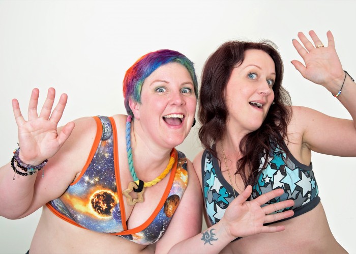 Kirsty and Ros rocking some Molke bras!