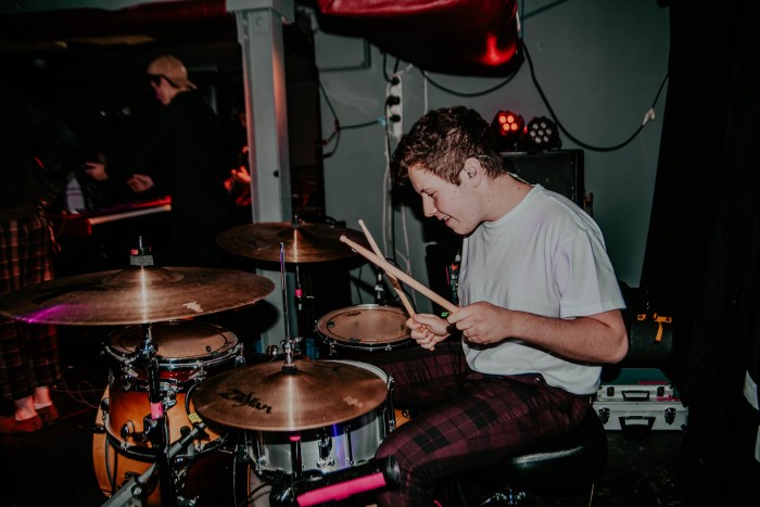 Kyle Fummey backstage.