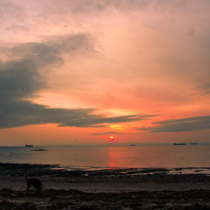 Kirkcaldy in shades of gold.