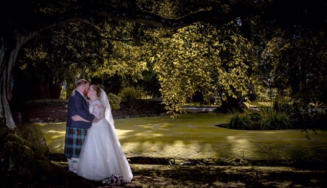 The happy newlyweds!