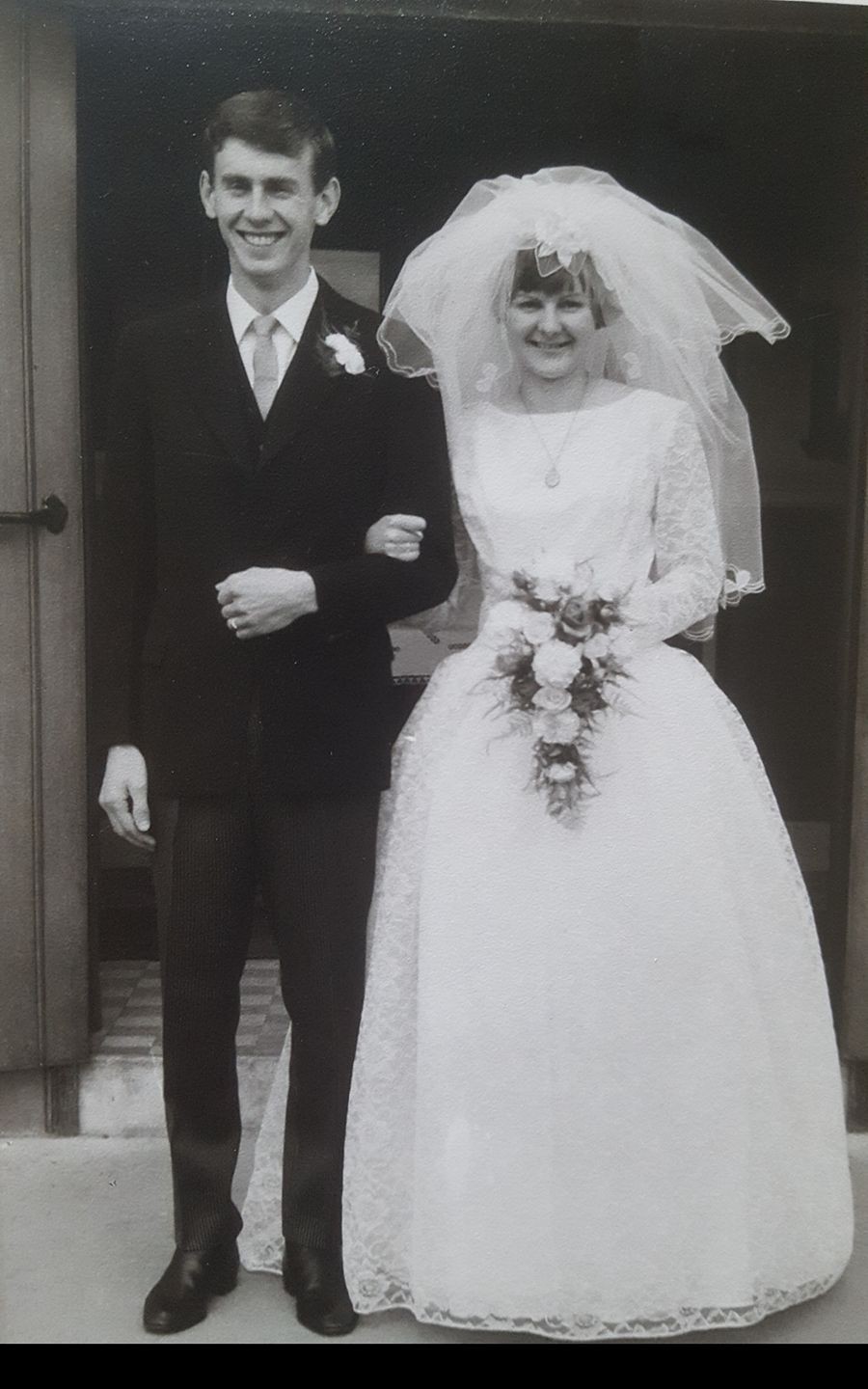 This picture was sent in by our very own Nicki! She says:

"51 years ago my Uncle George and Auntie Margaret walked down the aisle and started their life together. They are, without doubt, my favourite couple ever and the best example I have of True Love Forever. 

Apart from being the man who most closely reminds me of my Grandad, my Uncle George has been a steadfast rock to all of us during life's ups and downs. As kids we stayed with them while mum went into hospital, zbeds and mattresses rolled out every night to make space, five of us piled into the back of their car for day trips to loch sides and forests. 

As adults they have celebrated our achievements, offering encouragement, love and support without question, popping corks and laughing loudly at hundreds of parties for four generations. They are brimming over with love and always arrive ready for fun - and super stylish in the case of my Auntie Margaret! 

I love them both dearly and their Golden Wedding Anniversary last year gave us one more happy memory to add to lifetime's supply. ❤💏"