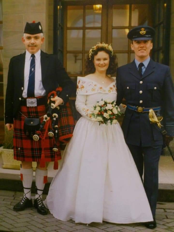 Leigh Brown sent us in this lovely pic from her wedding day!