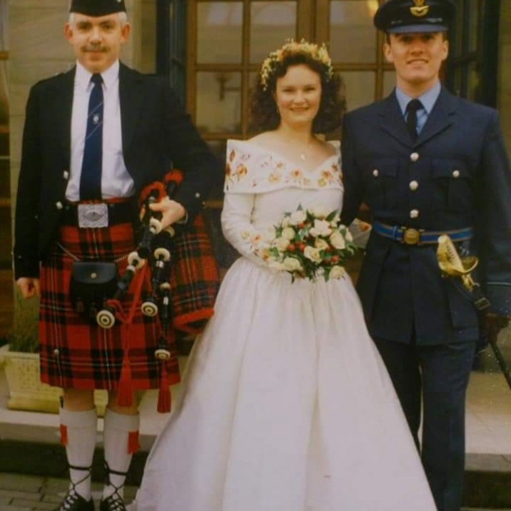 Leigh Brown sent us in this lovely pic from her wedding day!