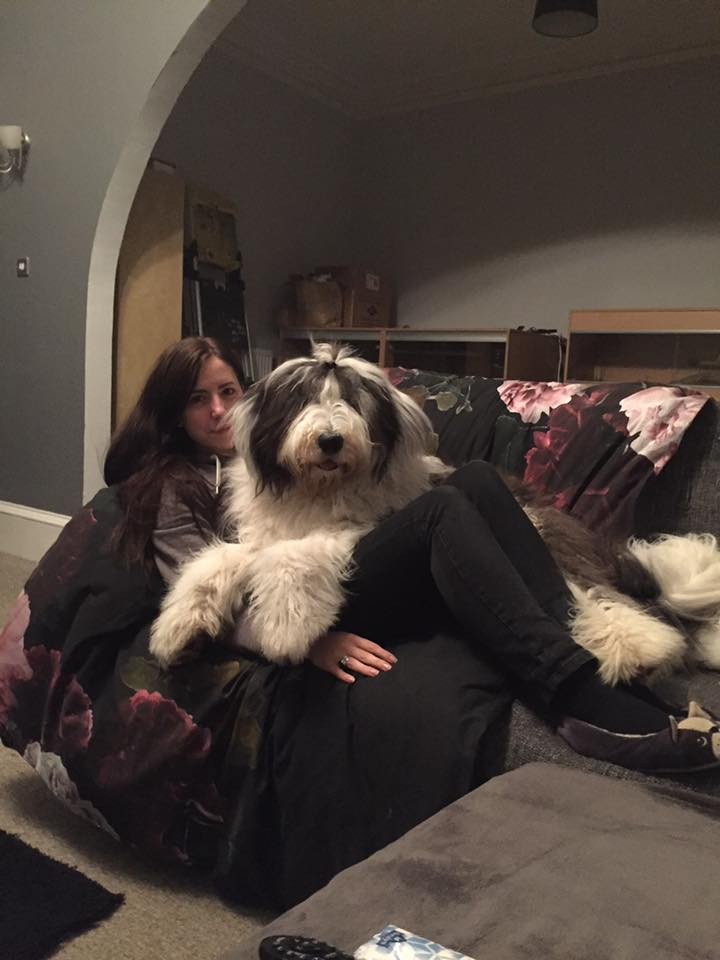 "Me and my 'wee' best pal, Bodhi. He’s my first dog and I don’t know what I’d do without him." - Nicola Garrow