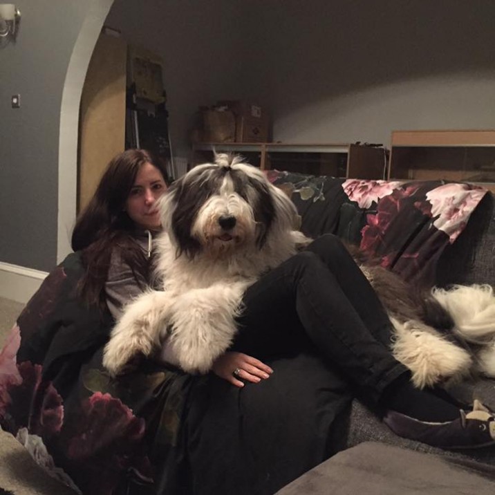 "Me and my 'wee' best pal, Bodhi. He’s my first dog and I don’t know what I’d do without him." - Nicola Garrow