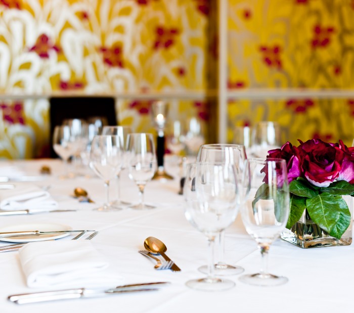 Enjoy a choice of two stunning dining rooms depending on the size of your wedding party, at Parklands Hotel in Perth City Centre