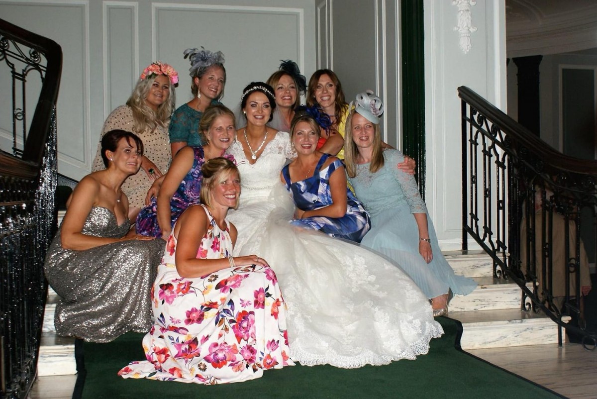 Christine: "Friends for many years! Many kids, many weddings, many houses, many laughs! Many more to come ❤😍"