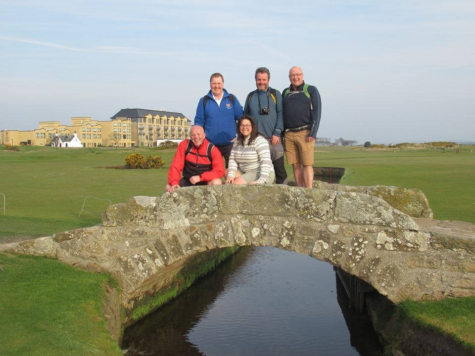 Gordon: "My walking buddies.. Great bunch of pals, and we have been through some tough days together!"
