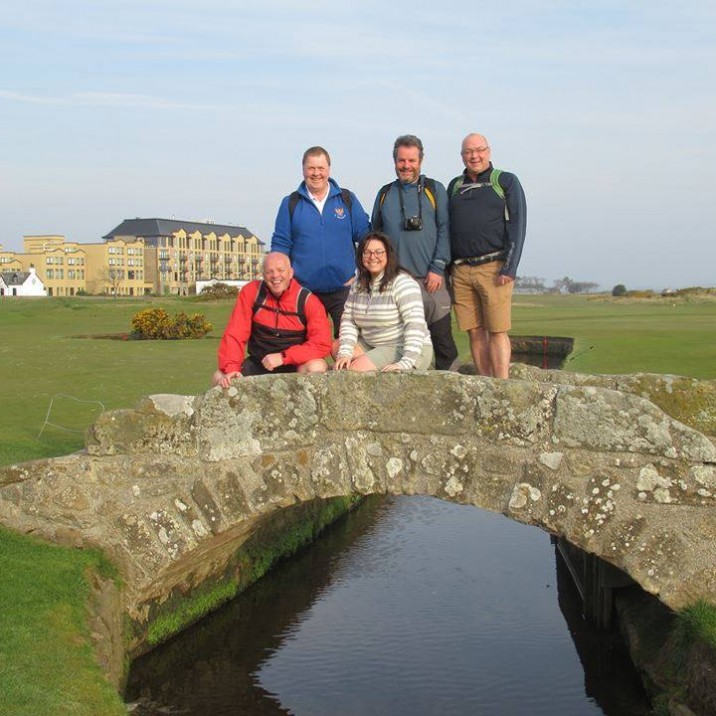 Gordon: "My walking buddies.. Great bunch of pals, and we have been through some tough days together!"
