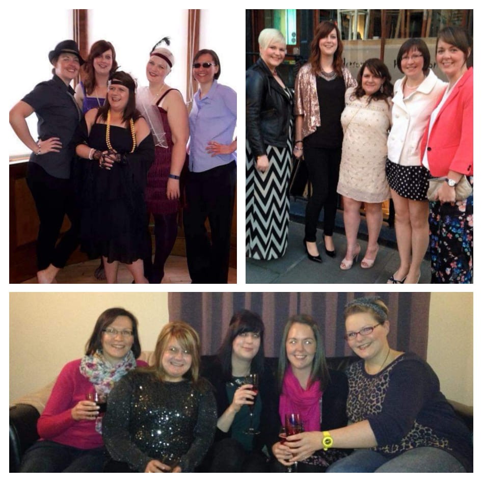 Jaclyn: "Yours might all be good, but mine are the best! Kate, Katrina, Amy and Gill.....my bbfls, my ride or dies. x"