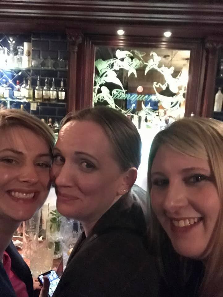 Alexis: "I’m lucky enough to have these two 💖 we are all very different but together completely balance each other out. Bit like Charlie’s angels... just saying 😉"