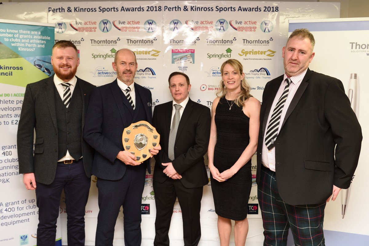 2018 Club of the Year, sponsored by Steve Brown Electrical (Trophy presented by Bobby Munro)

Winner - Perthshire Rugby Football Club