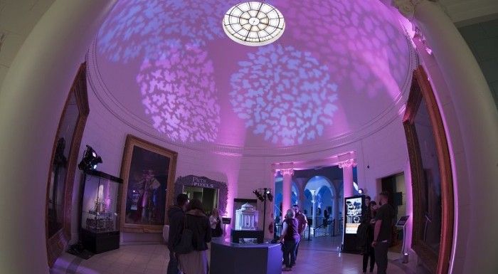 Adults after-hours at the museum!