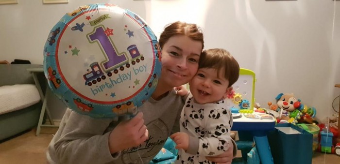Janey and Joel were full of smiles on his first birthday! Happy Birthday Joel!