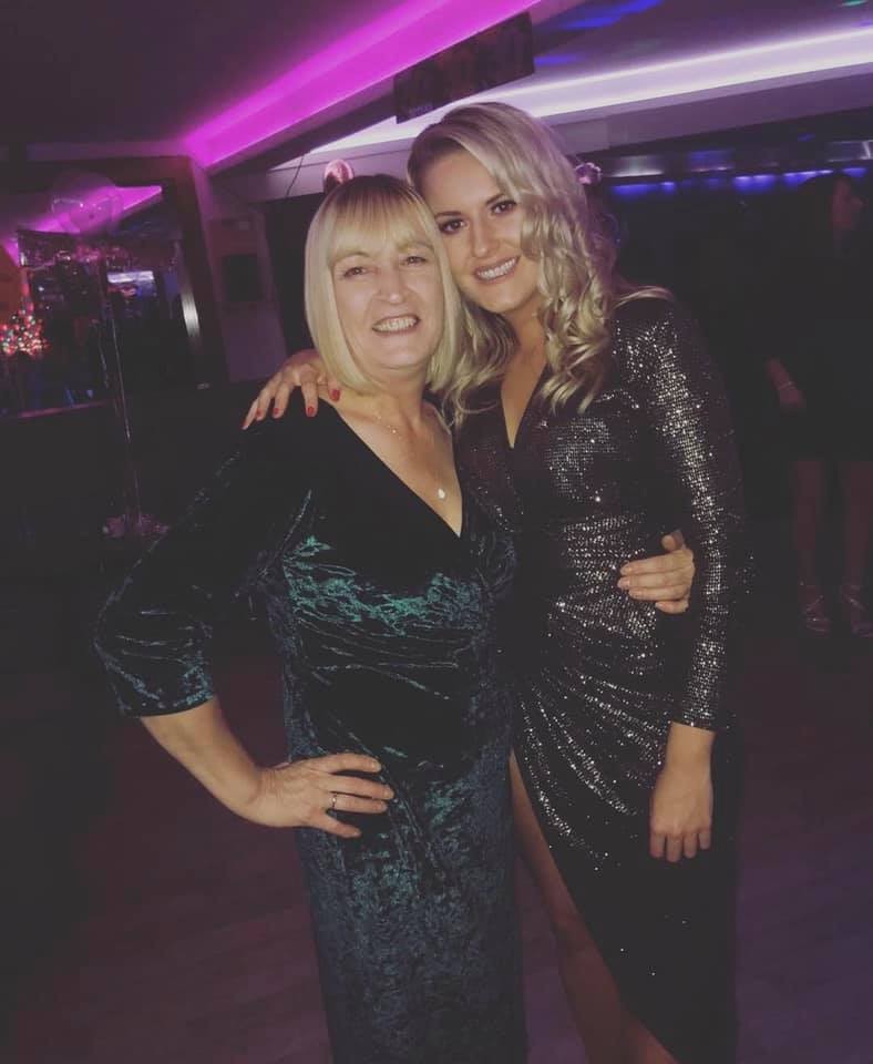 Michelle sent us in this pic of her and her mum looking glam!