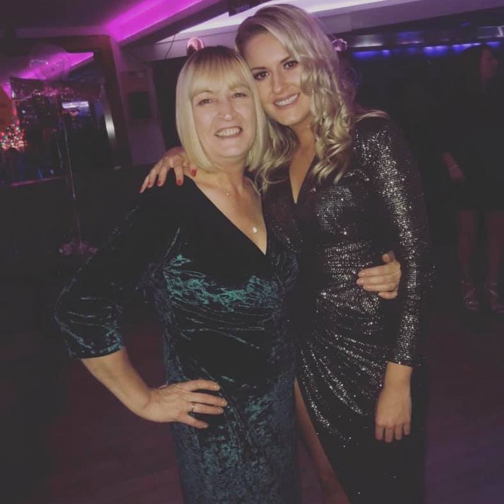 Michelle sent us in this pic of her and her mum looking glam!