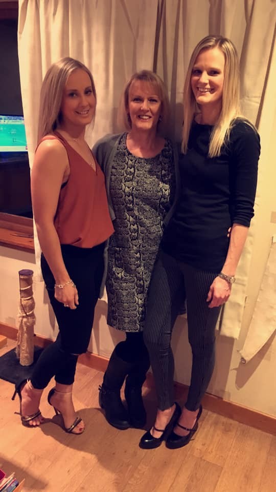 Alison sent us in this pic of her mum and her sis!