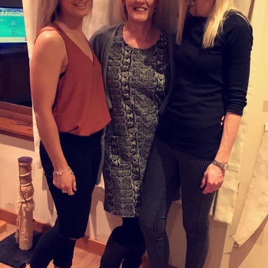 Alison sent us in this pic of her mum and her sis!