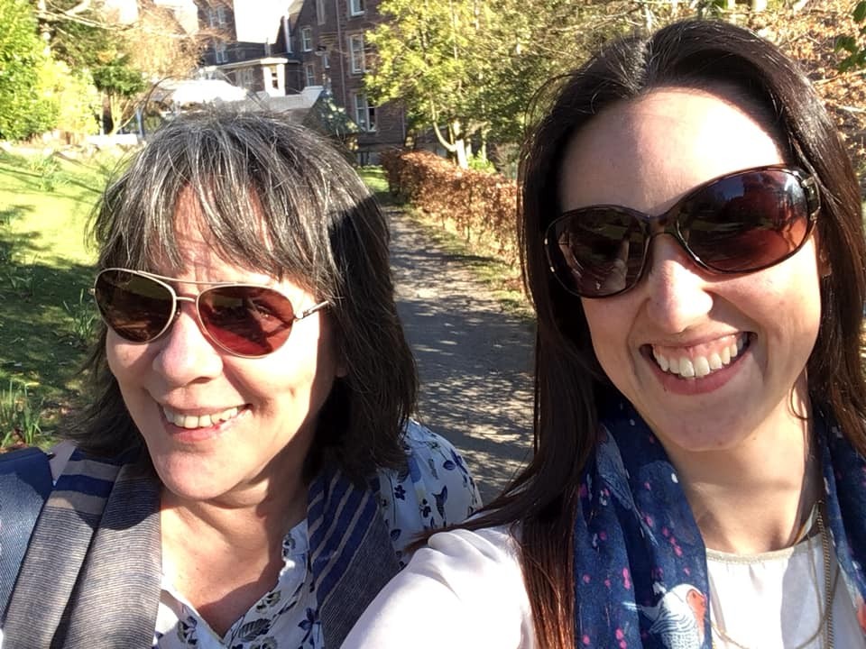 "My beautiful mum and I" - Carolina